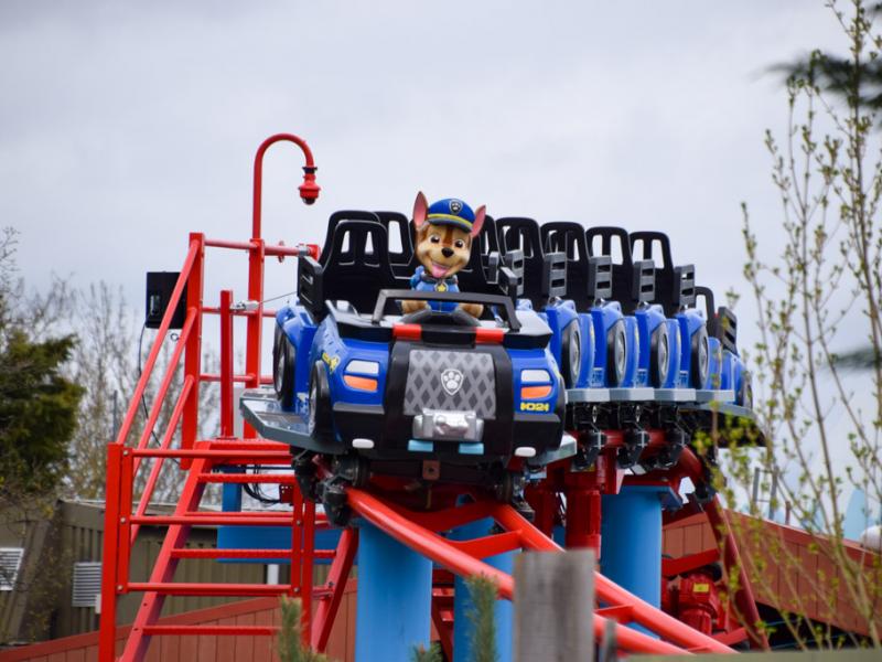 PAW Patrol World Rollercoaster and Rides Testing at Chessington