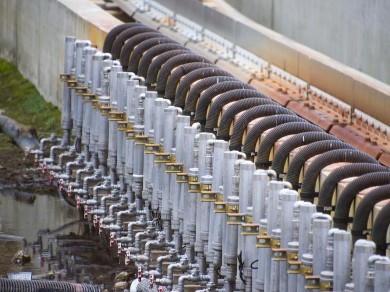 Hyperia Splash Effect Works Resume at Thorpe Park