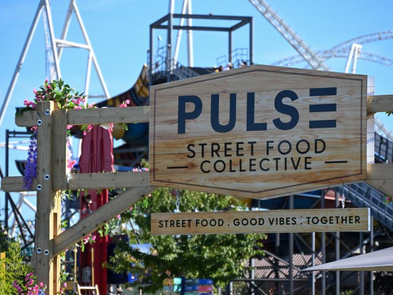 New for Summer 2026 Pulse Street Food Transforms Launch Pad at Thorpe Park