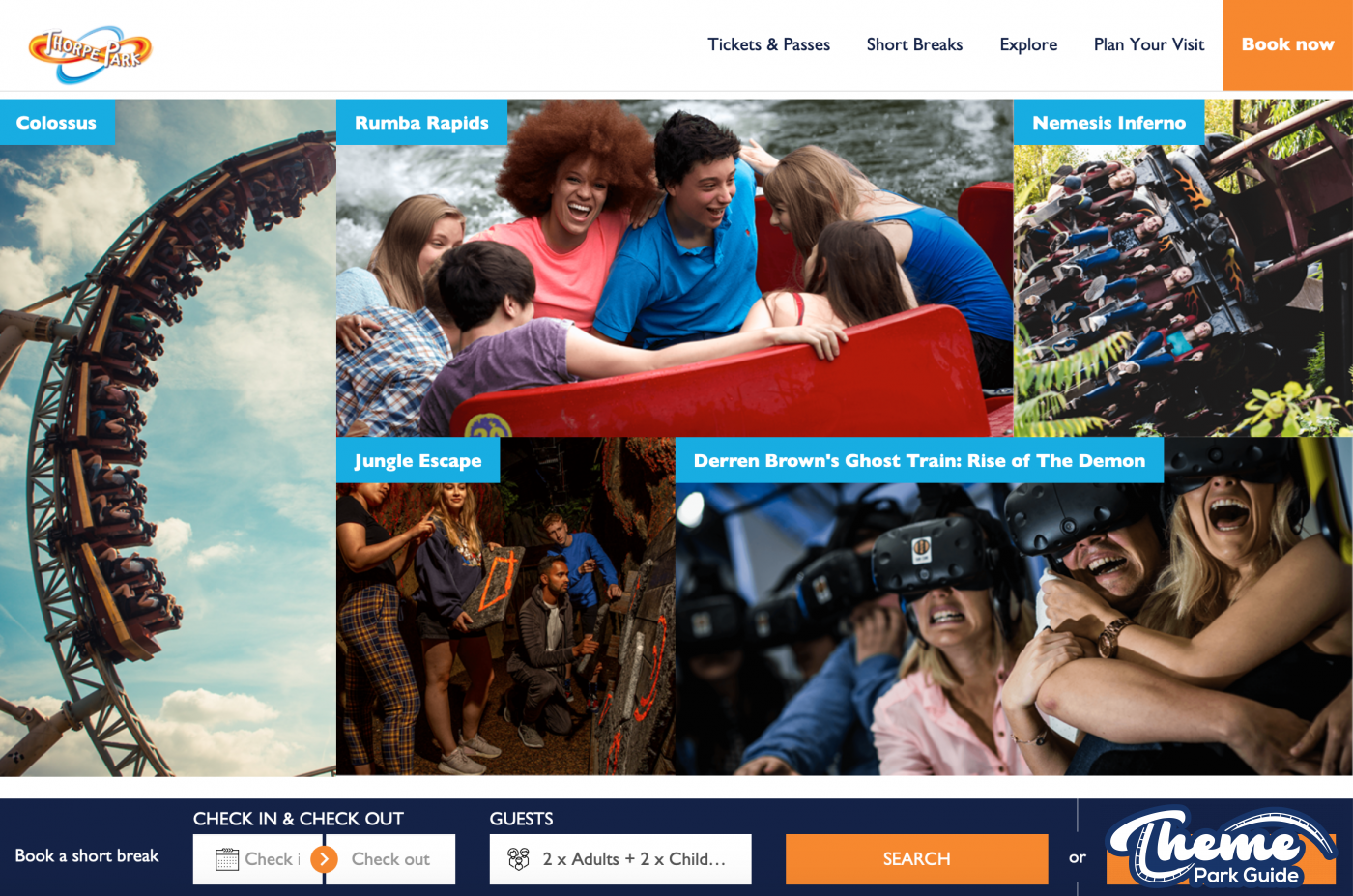 Thorpe Park Launch New Website