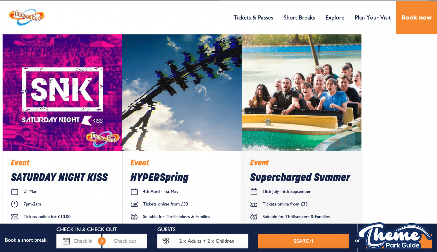 Thorpe Park Launch New Website