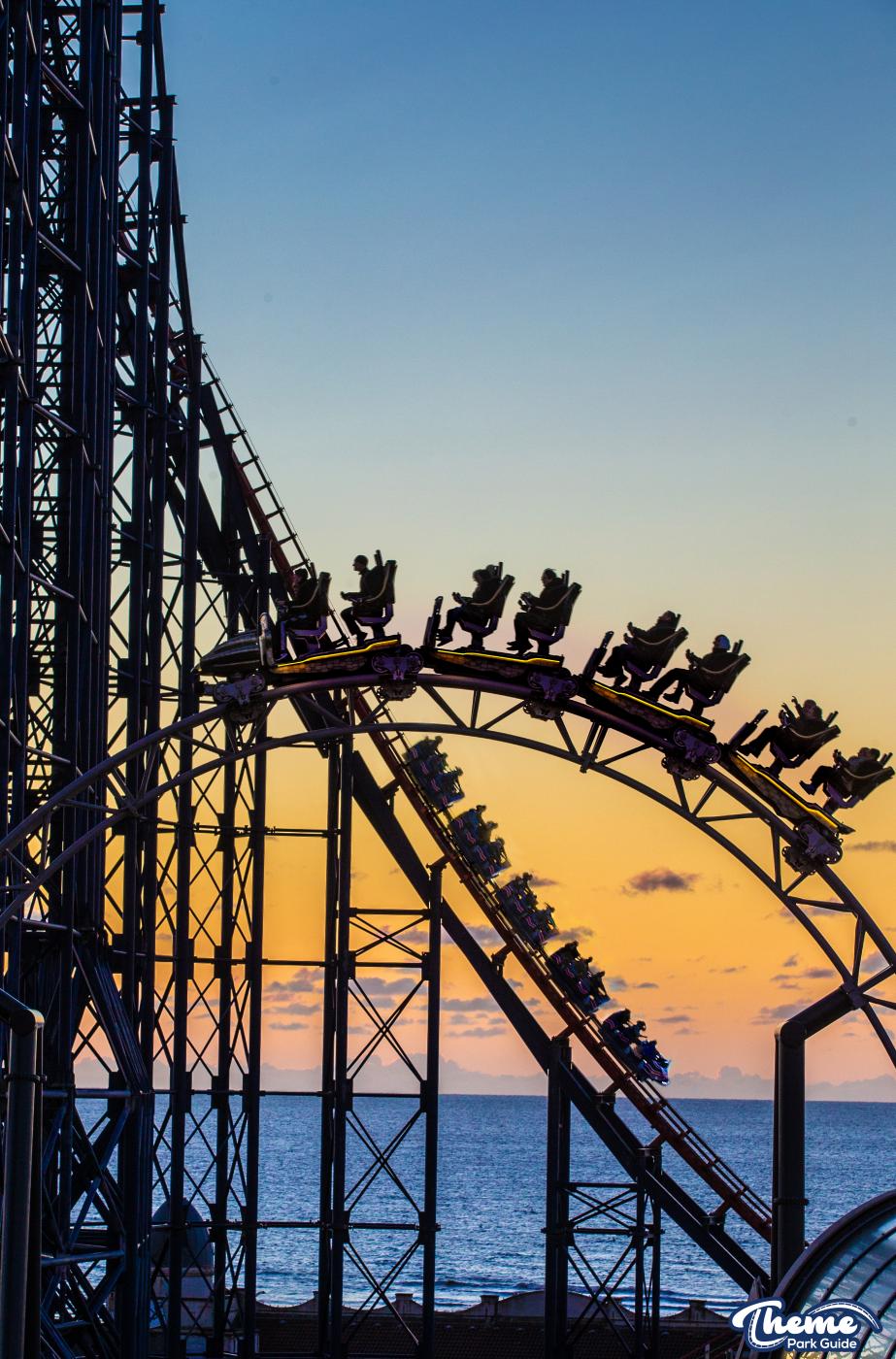 Blackpool Pleasure Beach 2021 Late Night Riding