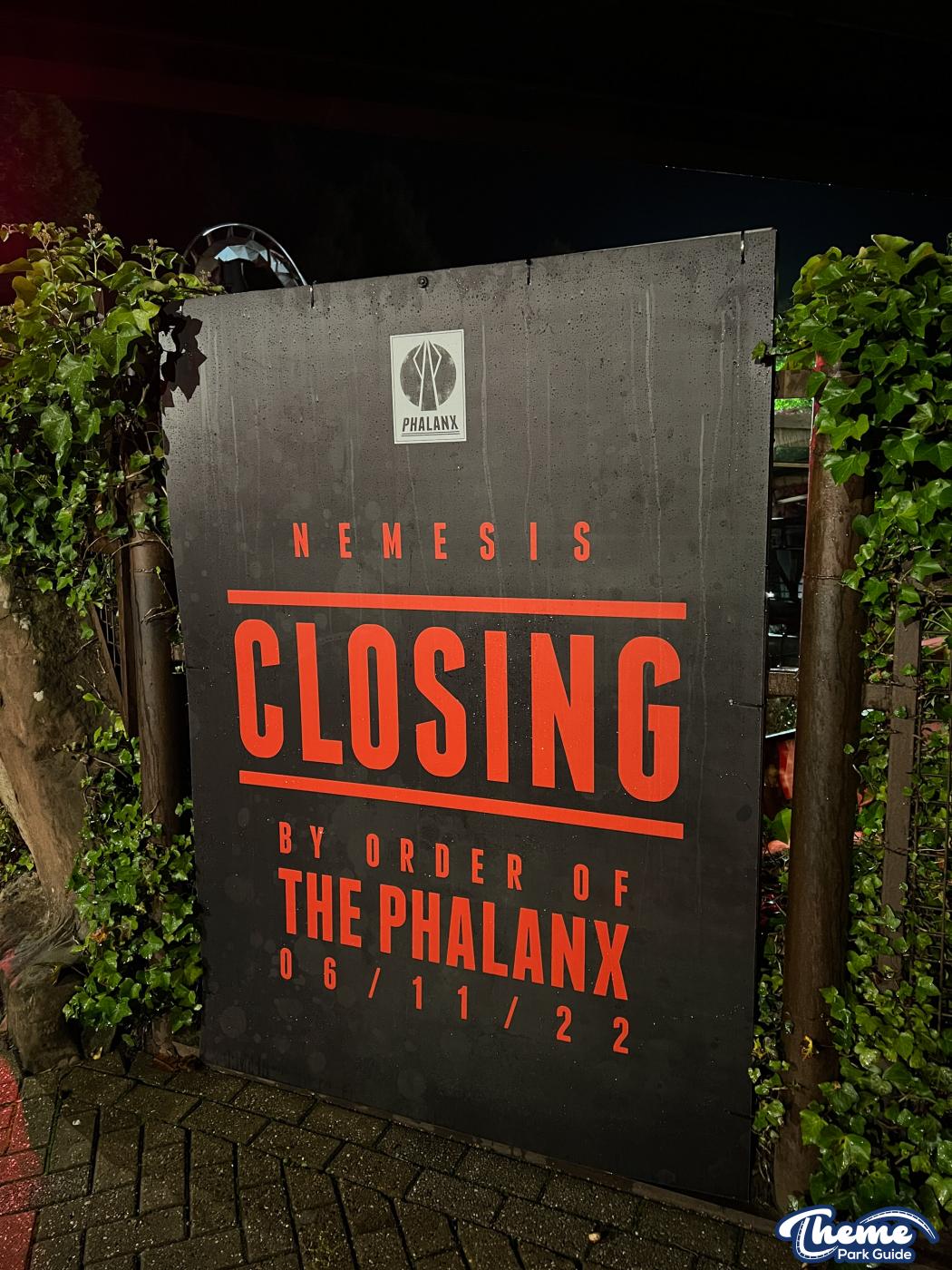 Nemesis Is Now Closed