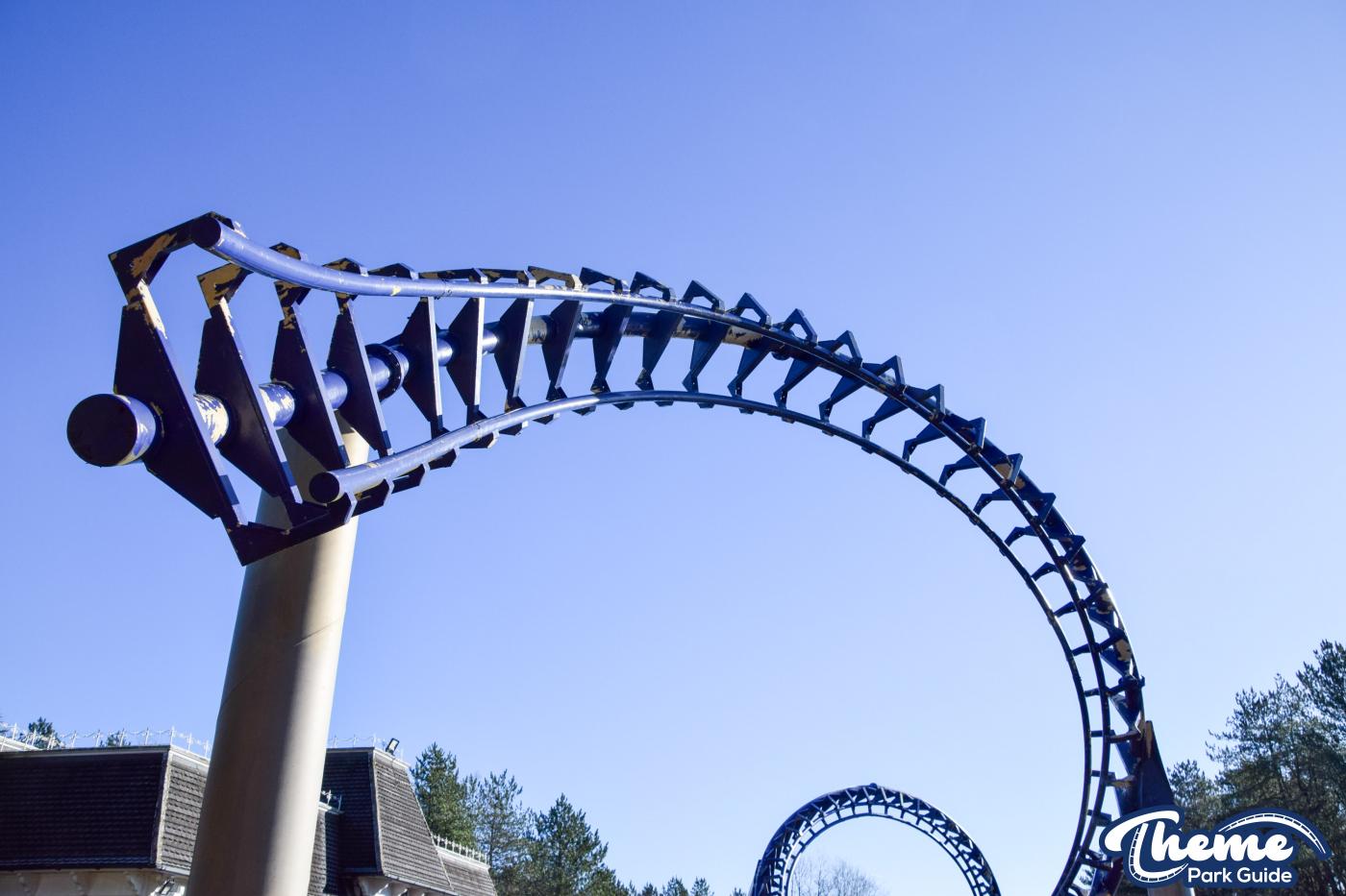 Alton Towers Begins Repainting Iconic Corkscrew at Park Entrance