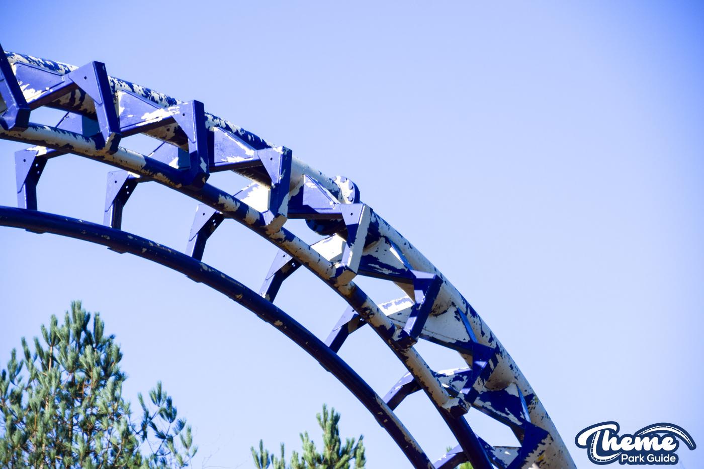 Alton Towers Begins Repainting Iconic Corkscrew at Park Entrance