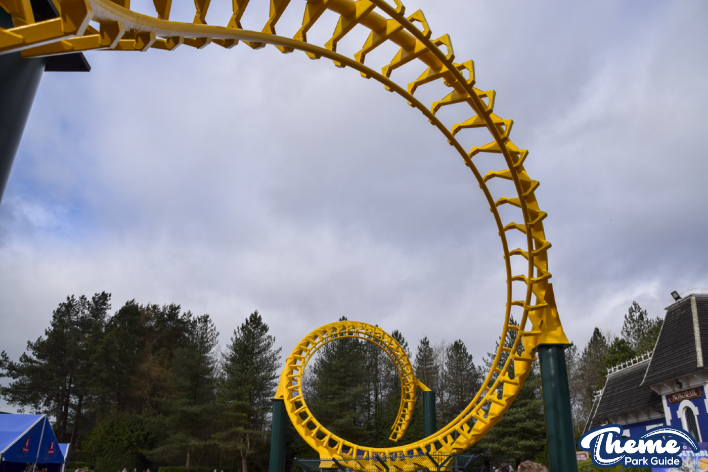 Corkscrew Repaint Almost Complete at Alton Towers