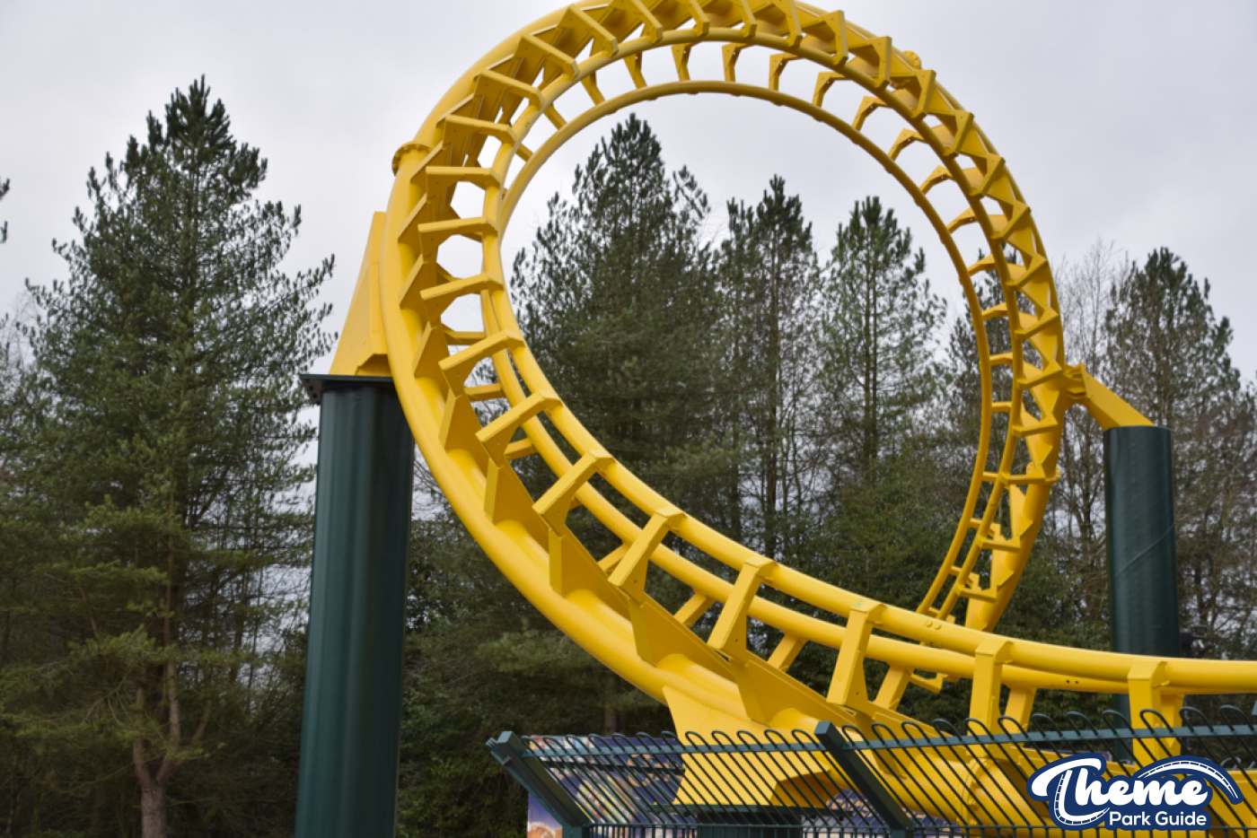 Corkscrew Repaint Almost Complete at Alton Towers