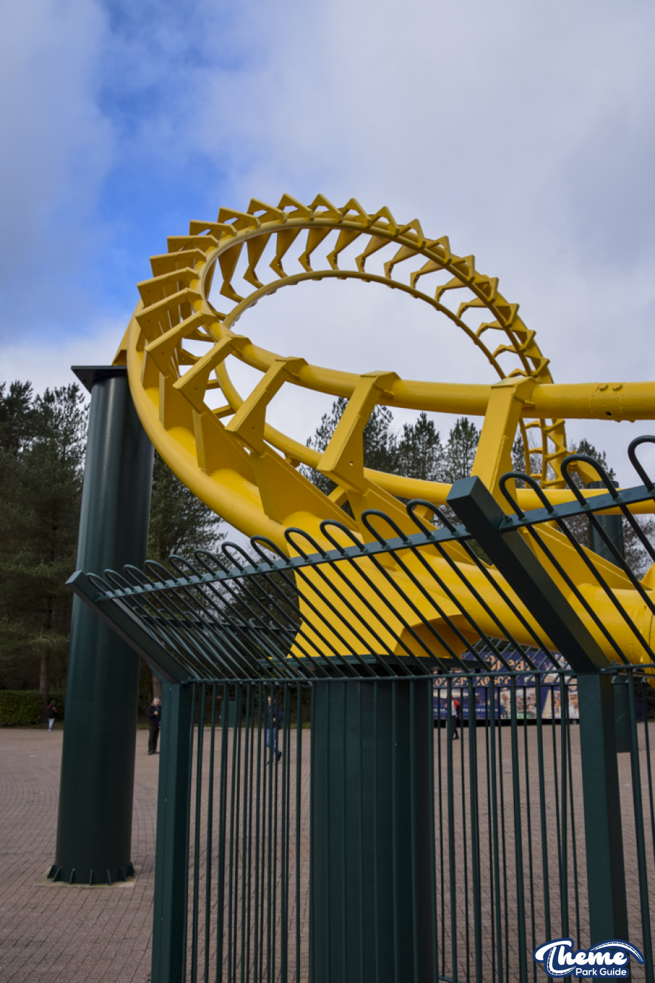 Corkscrew Repaint Almost Complete at Alton Towers