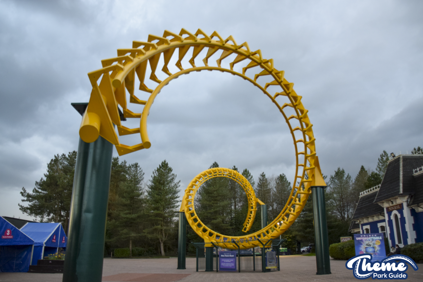 Corkscrew Repaint Almost Complete at Alton Towers
