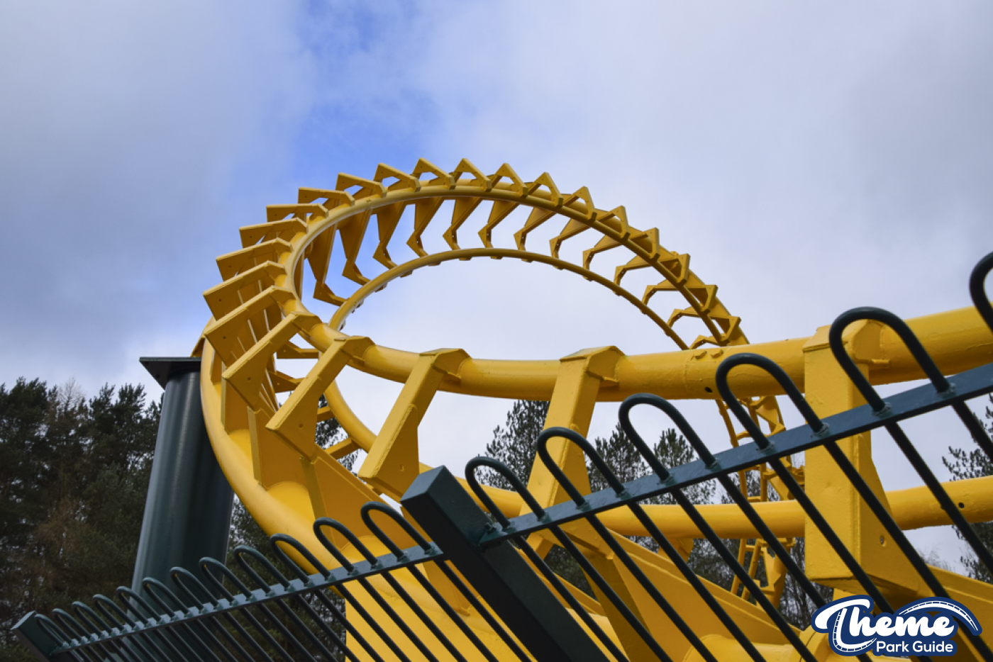 Corkscrew Repaint Almost Complete at Alton Towers