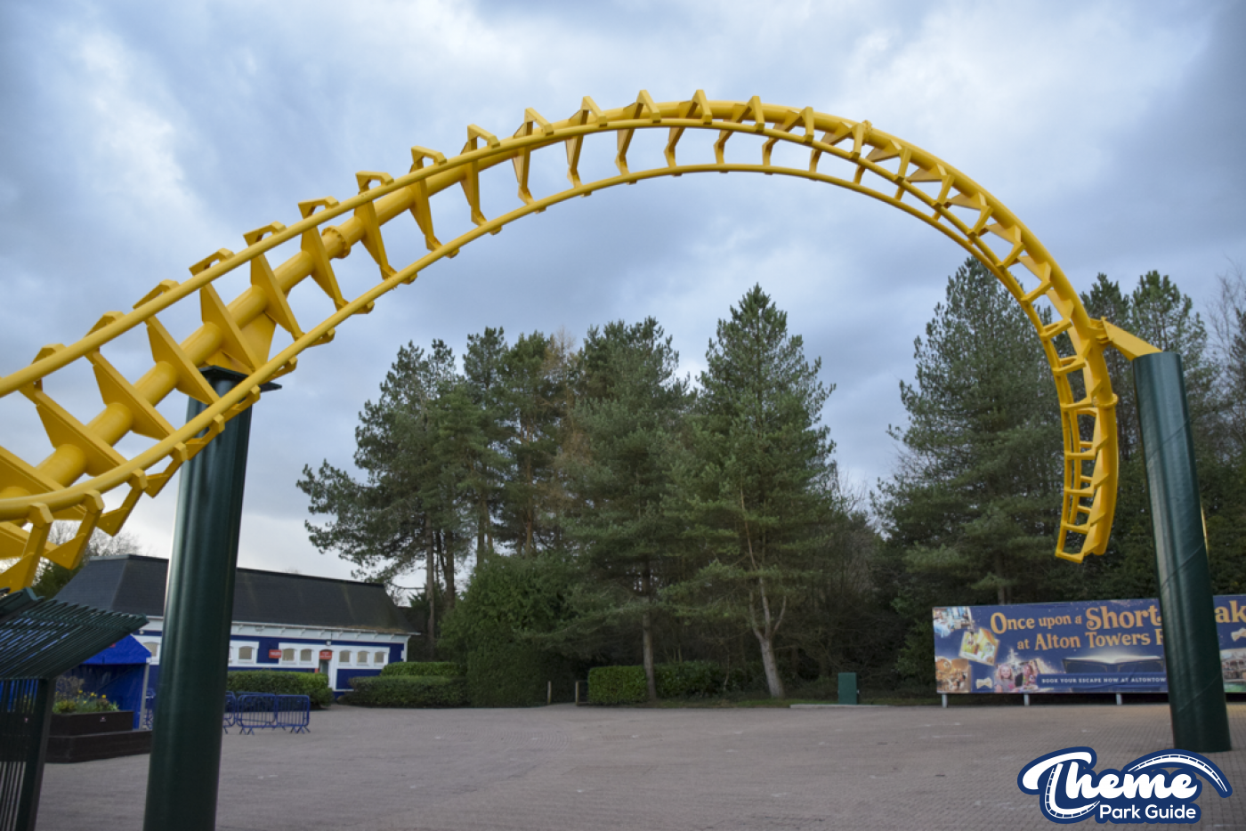 Corkscrew Repaint Almost Complete at Alton Towers