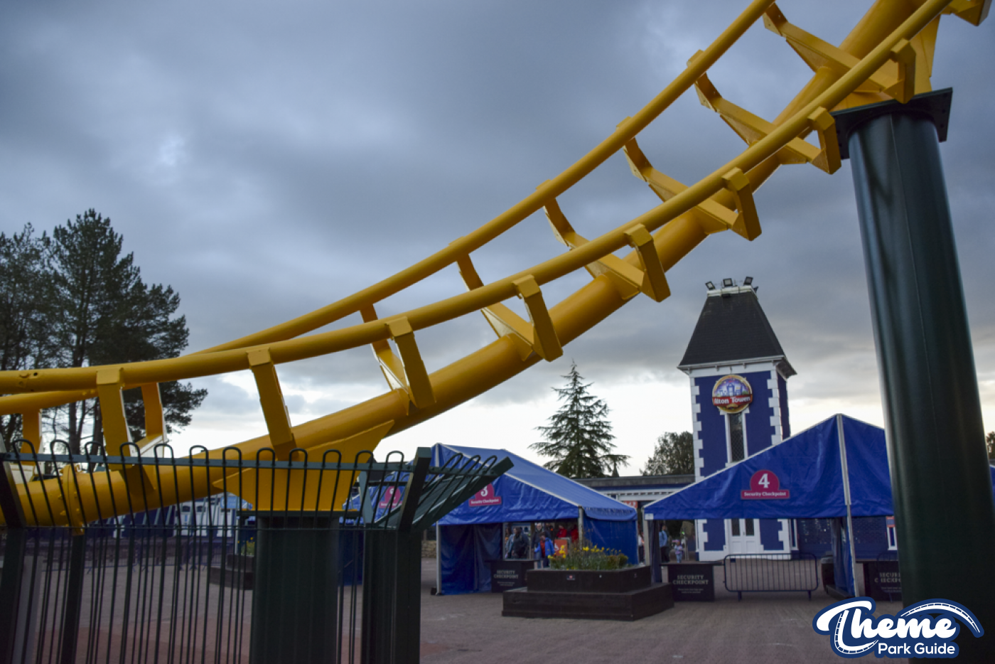 Corkscrew Repaint Almost Complete at Alton Towers