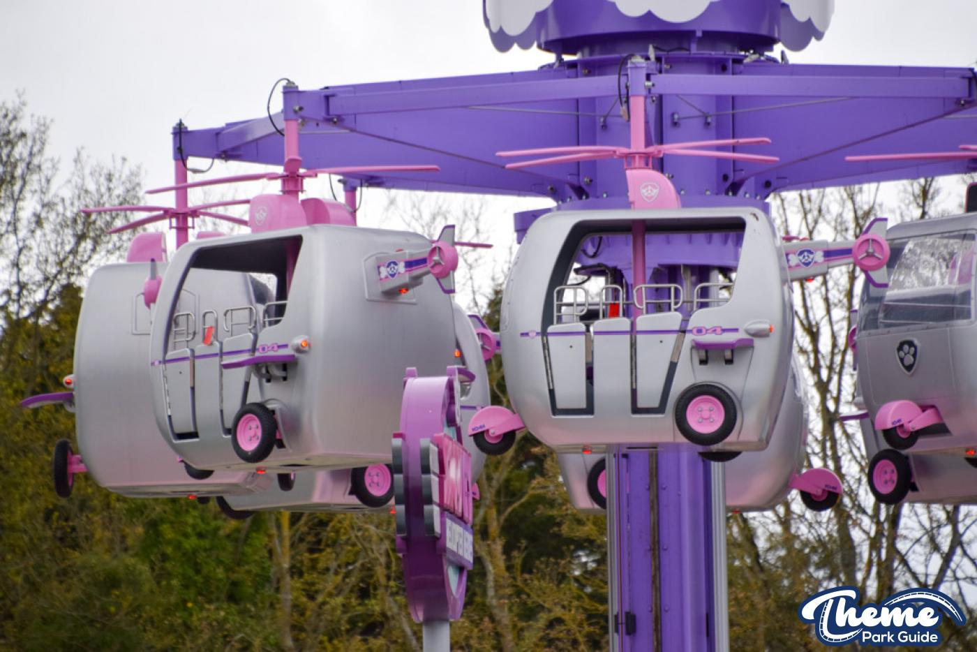PAW Patrol World Rollercoaster and Rides Testing at Chessington