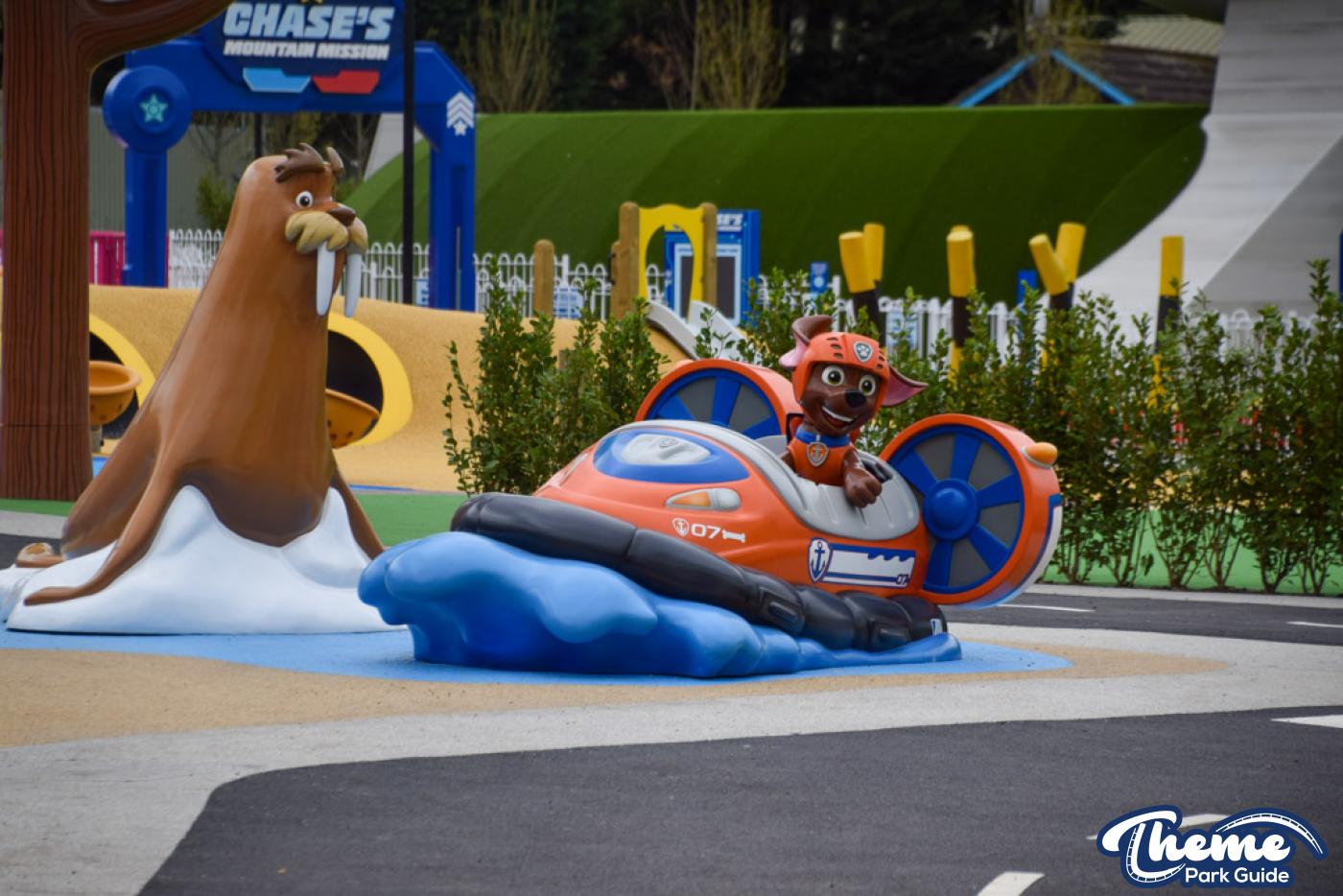 PAW Patrol World Rollercoaster and Rides Testing at Chessington