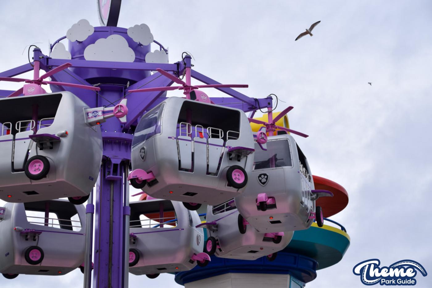 PAW Patrol World Rollercoaster and Rides Testing at Chessington