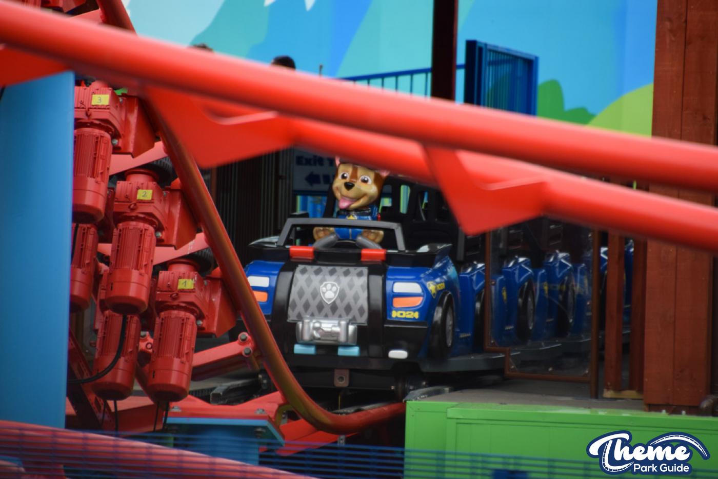PAW Patrol World Rollercoaster and Rides Testing at Chessington