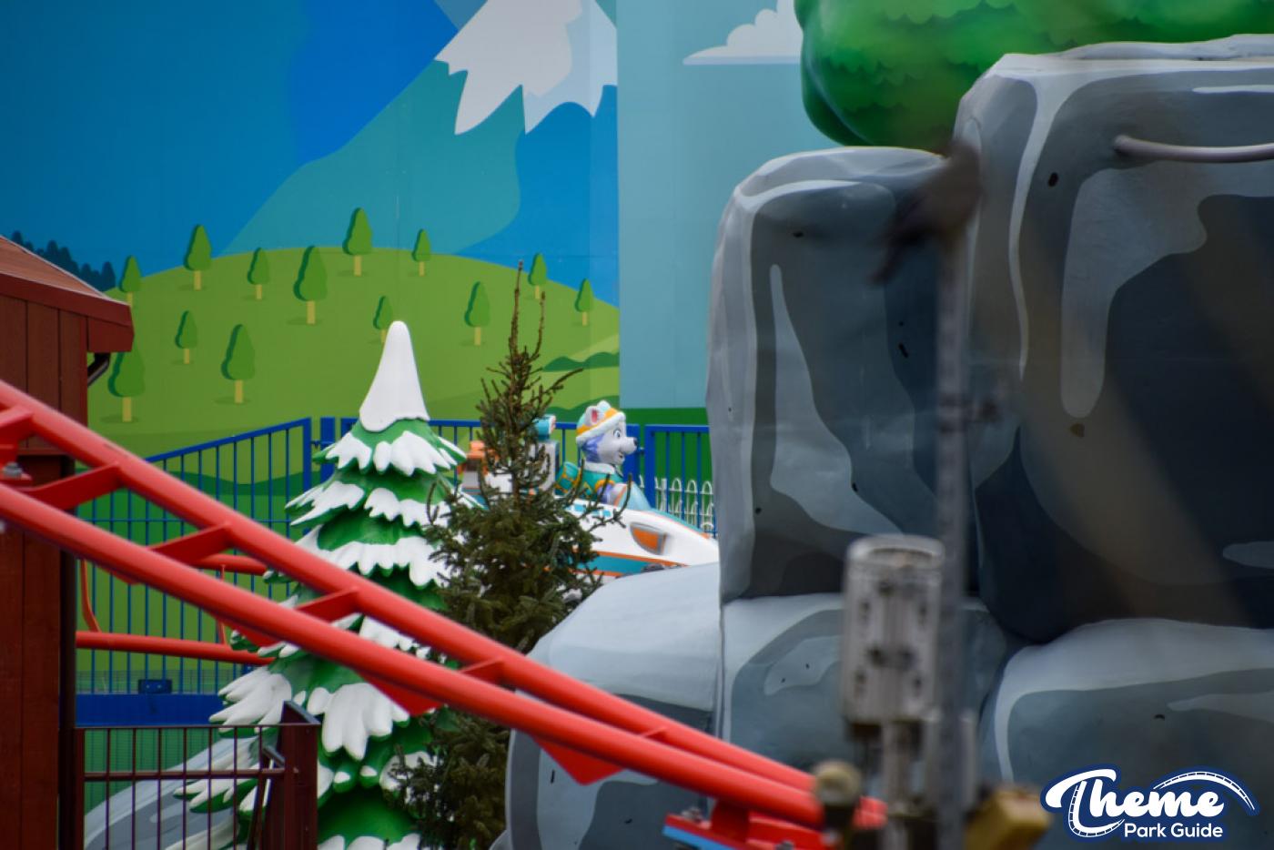 PAW Patrol World Rollercoaster and Rides Testing at Chessington