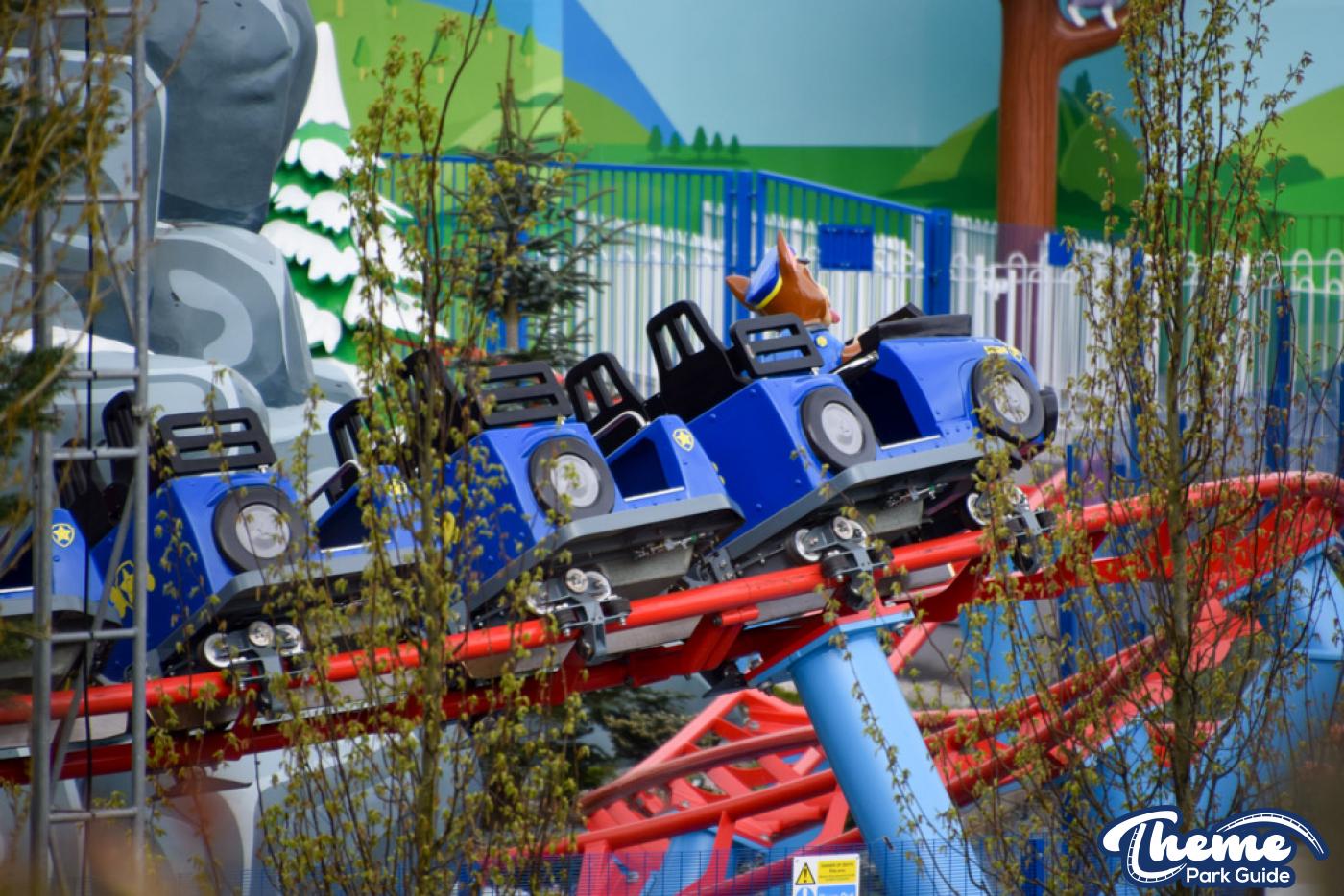 PAW Patrol World Rollercoaster and Rides Testing at Chessington