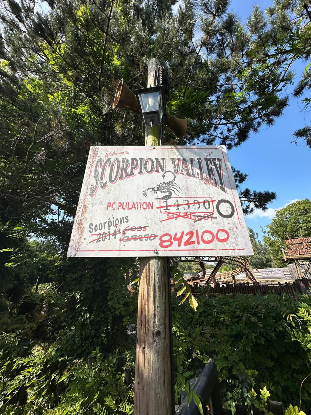 Chessington Scorpion Express Online Auction Bid for Iconic Ride Memorabilia