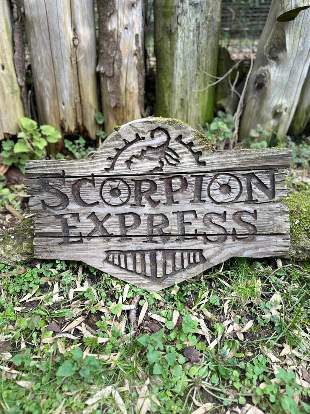 Chessington Scorpion Express Online Auction Bid for Iconic Ride Memorabilia